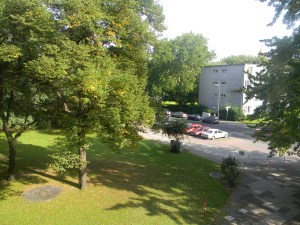 And this is a view from our apartment.