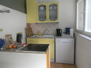 This is our splendid little kitchen.