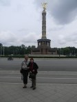 This picture with Klaudia was taken during our first week in Berlin