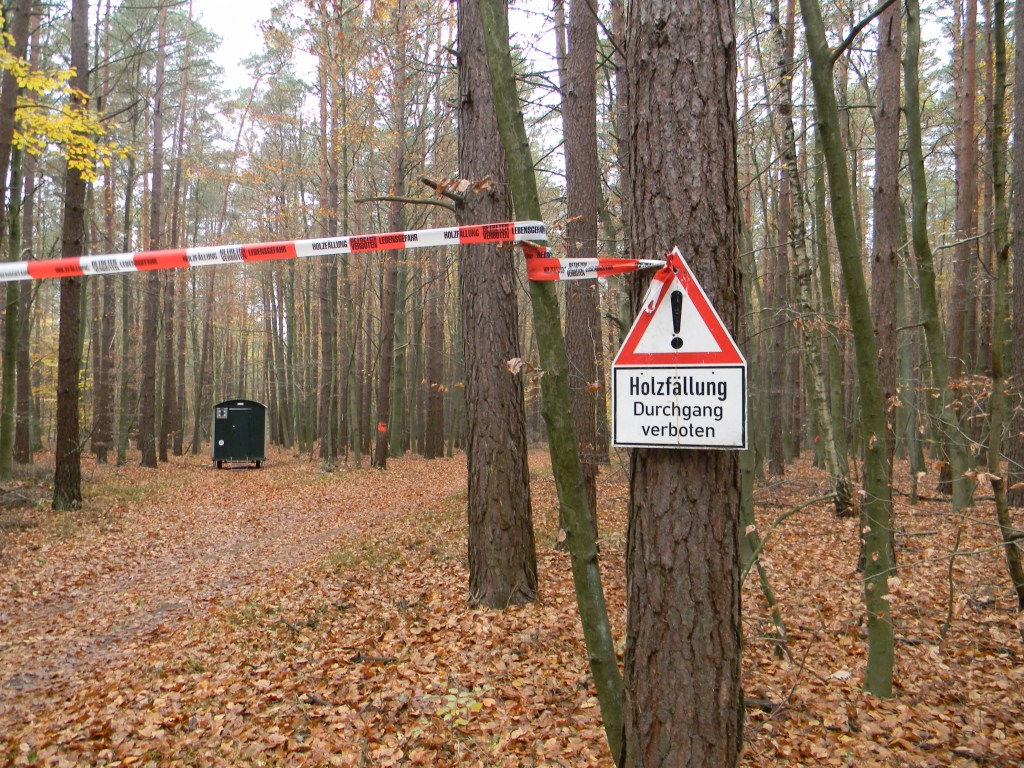 We cannot walk through here