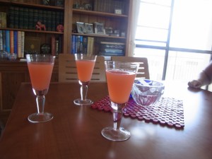 Our welcome drink - (non alcoholic)