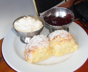 I ordered just scones and tea.