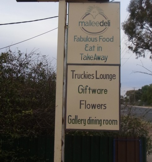 Apparently truckies can get a good feed here and they can rest in the Truckies Lounge.