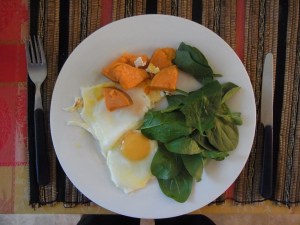 Caroline cooked this for us for breakfast.