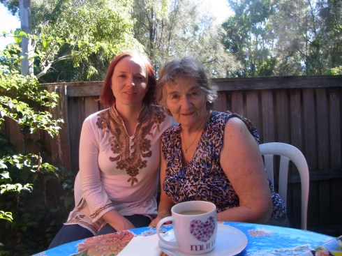 Caroline and Mama Uta