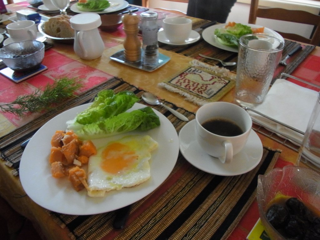 I greatly enjoyed the breakfast that Caroline cooked for us.