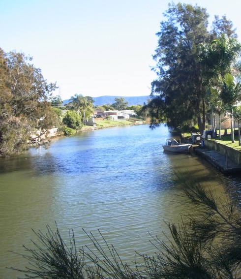 This is Brooks Creek that flows into the Lake.