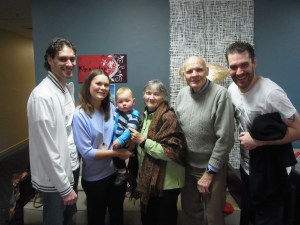 We are the early arrivals at the Restaurant.