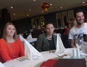 Two of Monika's daughters with Troy