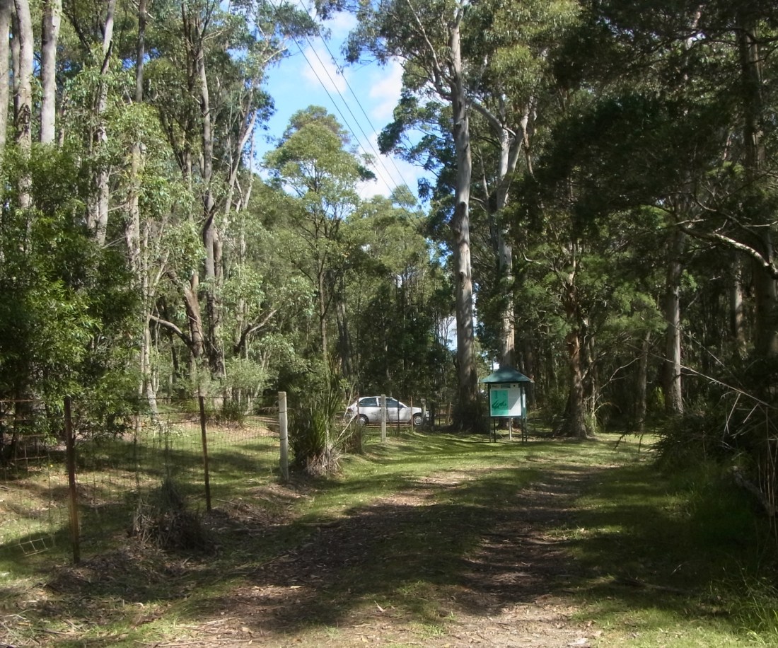 Our car can be seen in the distance.