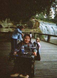Gaby made it to the Falls in Central Park.
