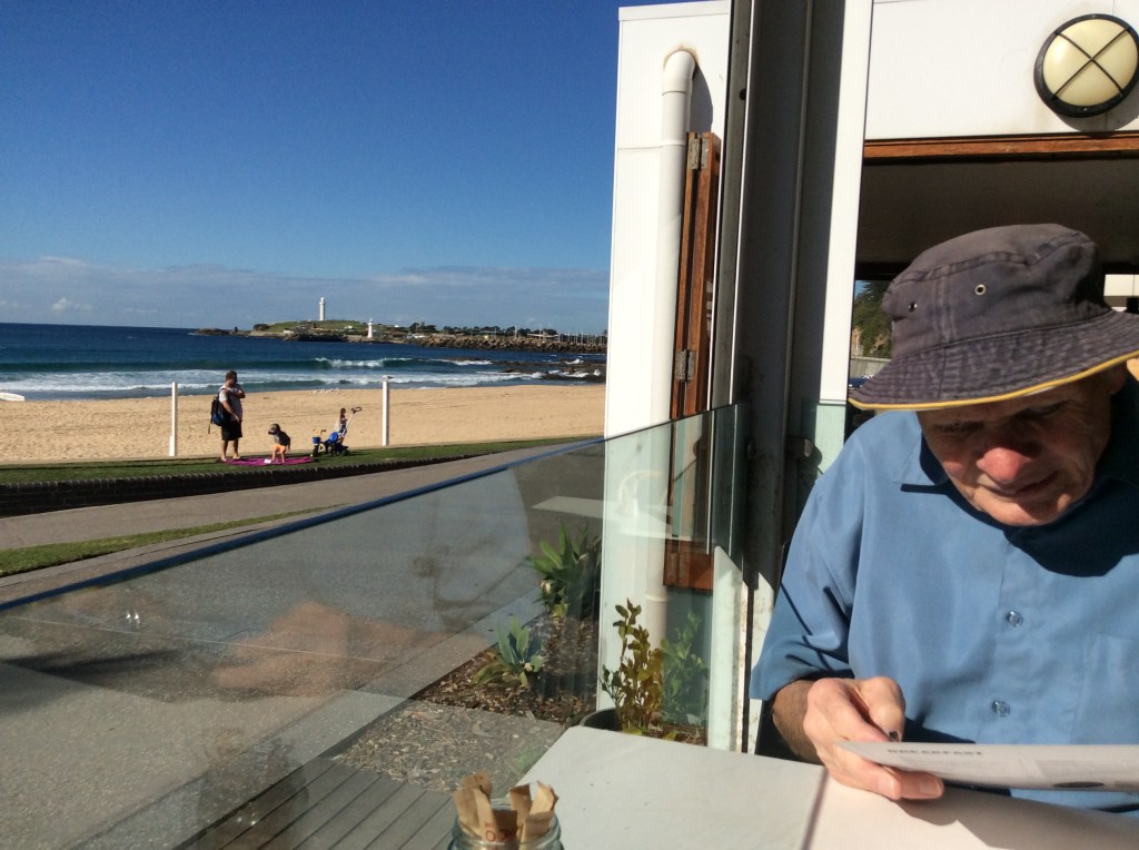 While we were waiting for our coffee I took some pictures with Peter's ipad.