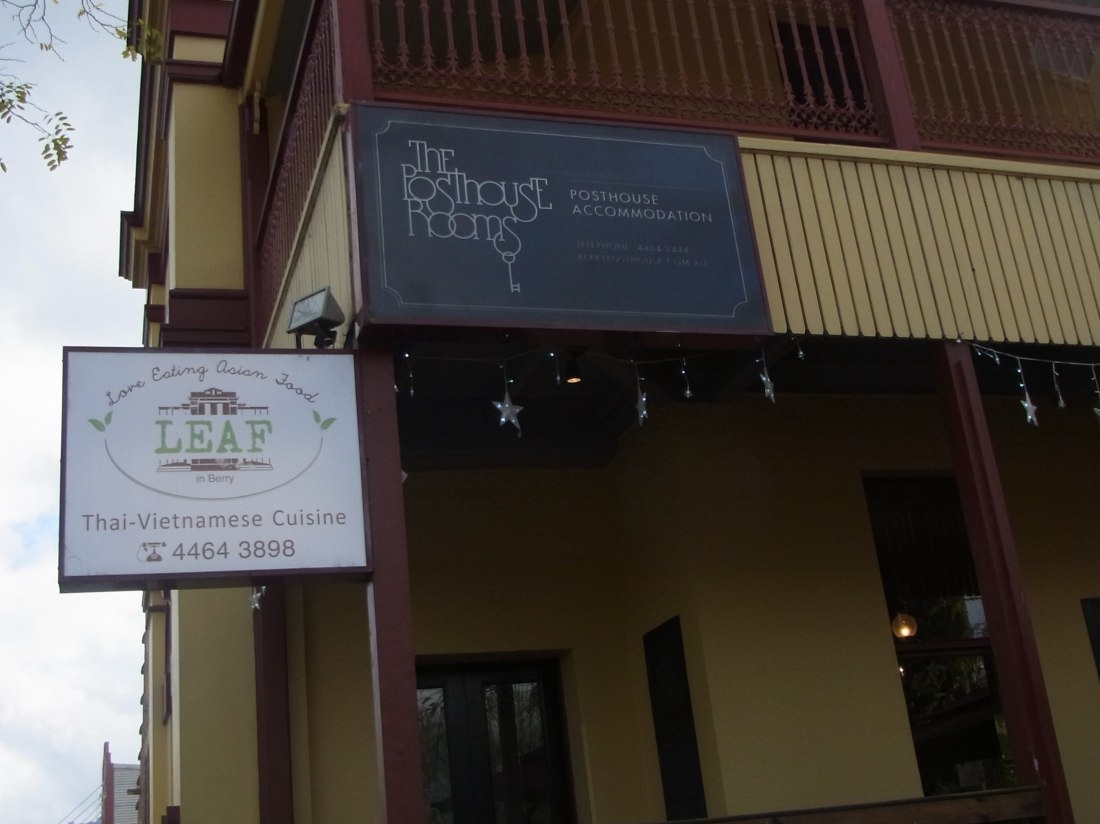 There are 'Posthouse Rooms' in the old Post Office Building as well as a Restaurant called LEAF.