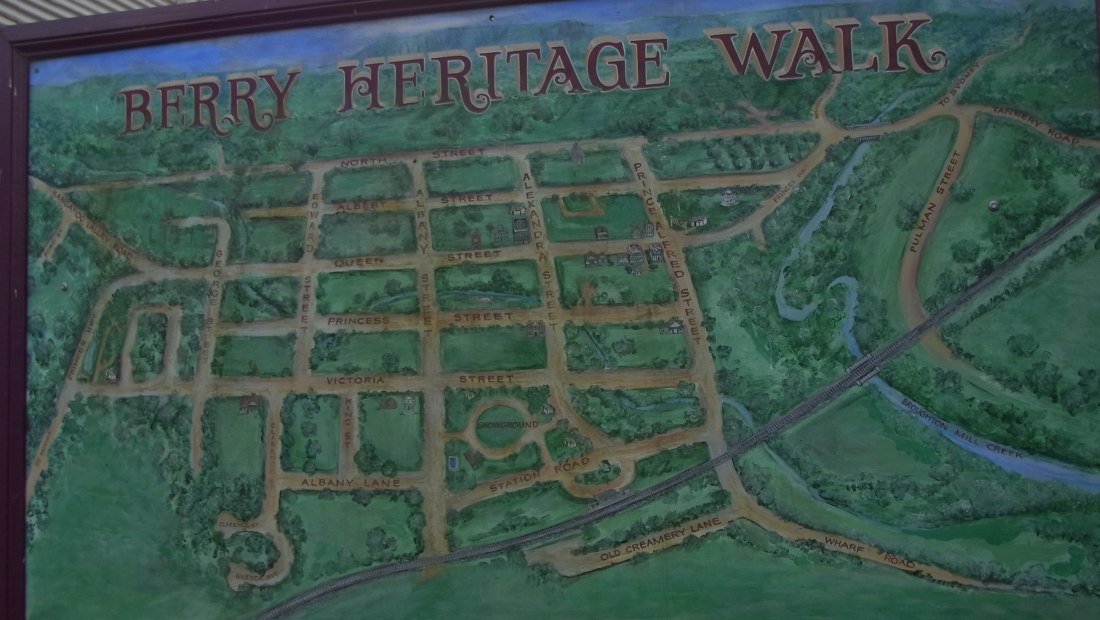 On the way we saw this map in one of the windows.