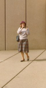 I already had this red hat in 1985 which I was to wear for nearly thirty years!