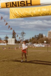 Here is 25 year old Martin after finishing the HALF MARATHON.