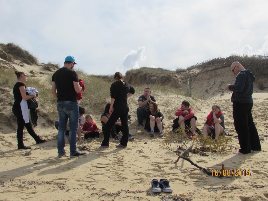 Everyone is having a rest.