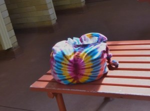 This is the bag I took along with all my stuff.