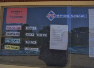 I take a pic from one of the boards near the pool.