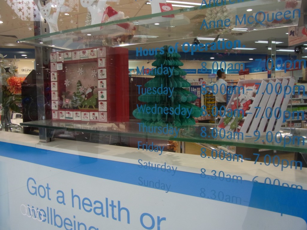 I took this picture while Peter was over at the Medical Centre.