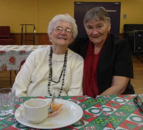 This is a photo of Ayleen and me at a Christmas party a few weeks ago.