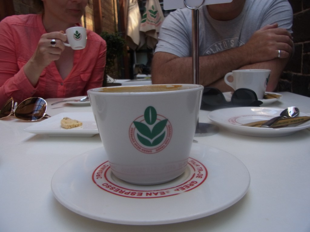 The coffee was good.