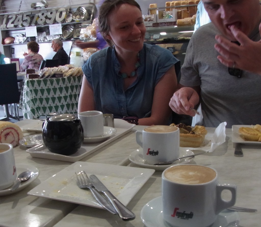 and tea or coffee to refresh us.