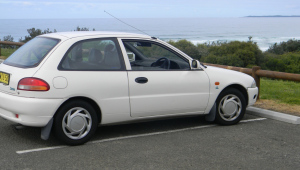 Our  little car at a time of wellbeing