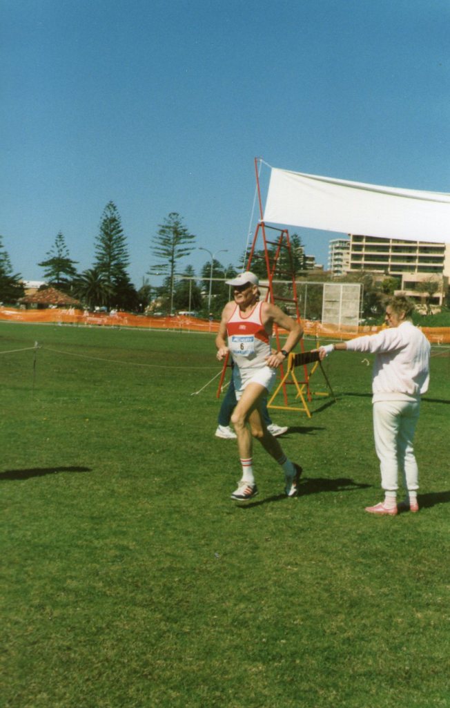 Peter is still in full flight after 1hr27:33, which is his best time so far.