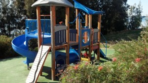Where the parking area is there is also this beautiful playground.