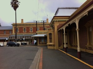 In front of Junee Station