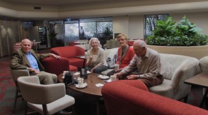 After we had our beautiful ice-cream desert we went to the League Club's lounge room for some coffee.