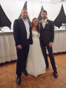 Troy with Ebony and Twin-brother Ryan