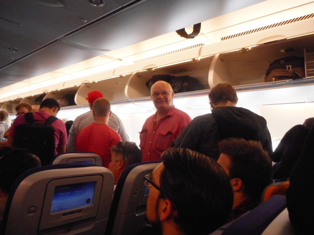 Martin had been sitting a few rows in front of us.