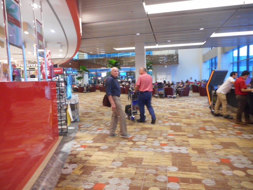 At Singapore Airport, Friday evening, 1st of July 2016