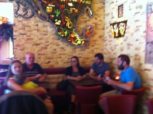 Our family in a Mexican restaurant in Berlin-Kreuzberg