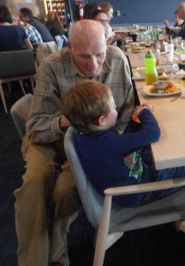 Peter with the birthday boy