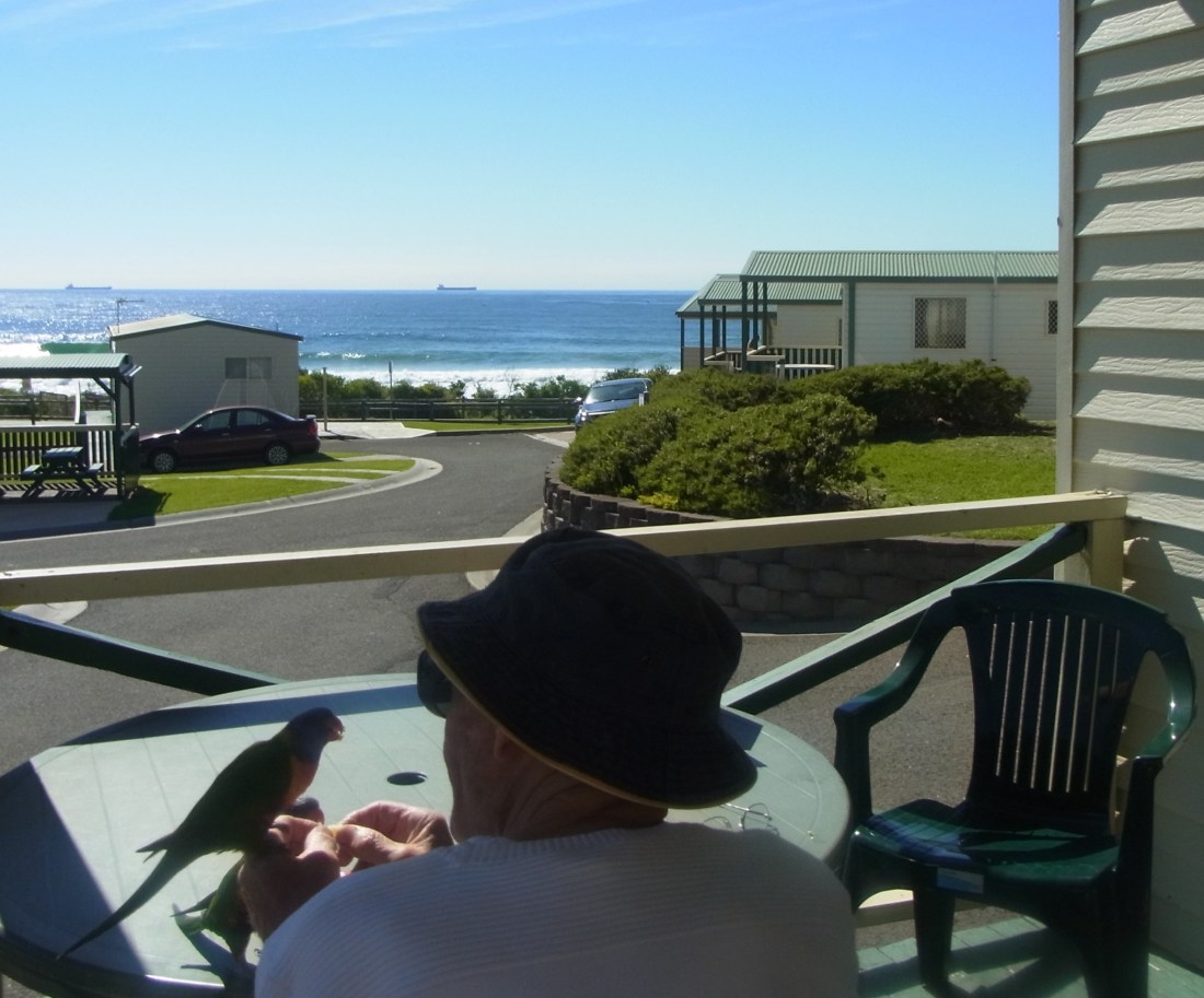 Soon we had visitors for breakfast.