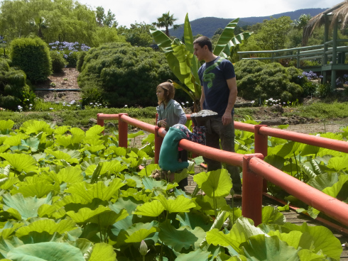 Tristan with his two daughters.
