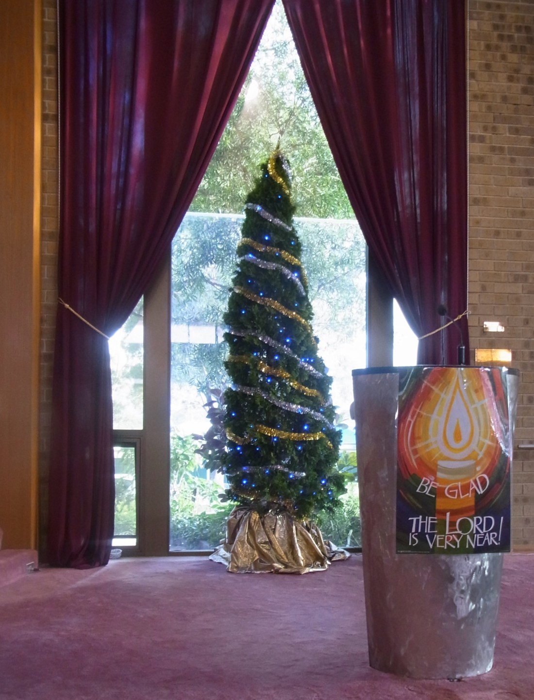 This is a window in the Catholic Church of Dapto.