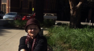 This picture was taken on Monday, 11th May 2015, near Sydney University when we went to a court hearing.